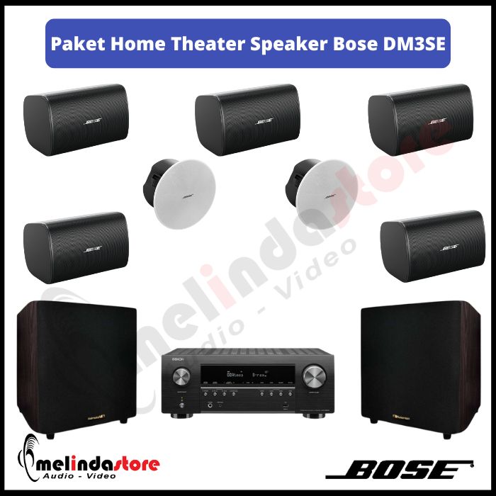 Paket Home Theater Speaker Bose DM3SE | Home Theater 5.2.2